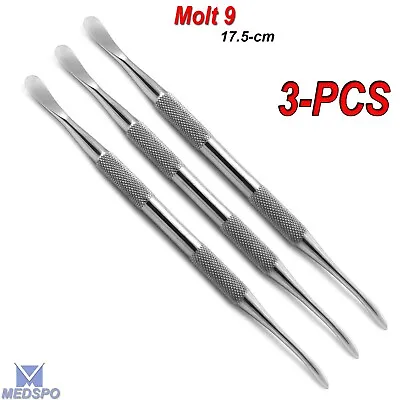 $13.99 • Buy Dental Surgical Molt 9 Periosteal Elevator Implant Stainless Steel Instruments