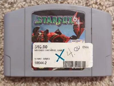 Star Fox 64 Nintendo Cartridge Only 1997 N64 Works Authentic • $17.99