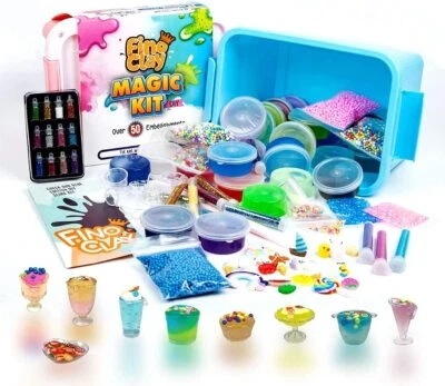 $49.99 • Buy DIY Slime Kit 24 Colors Premade Slime For Girls Boys Over 100 Accessories