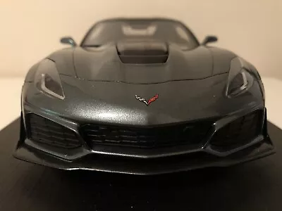 1:18 Chevrolet C7 Corvette ZR1 Shadow Grey Metallic By Top Speed • $300