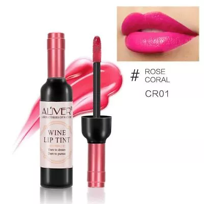 £3.89 • Buy Wine Lip Tint Gloss Liquid Lipstick Waterproof Long Lasting Matte Look 6 Colours