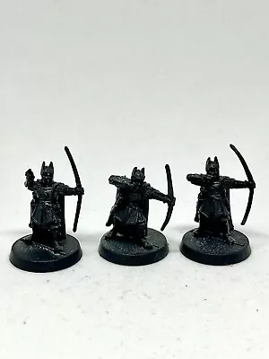 Warhammer Lord Of The Rings MESBG 3x Metal Numenorean Bowmen • £5