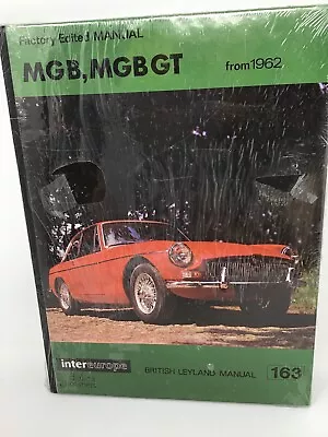 MGB MGB GT From 1962 Workshop Manual Intereurope British Leyland Manual Sealed • $26.99