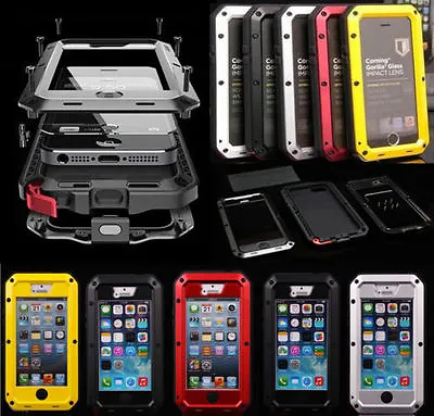 $28.95 • Buy For Iphone 8 Plus Stealth Metal Waterproof Dirtproof Shock Proof Life Hard Case 