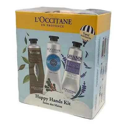 L'Occitane En Provence Happy Hands Kit Travel Exclusive SET OF 6 Tubes NewSealed • $29.95