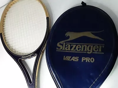 VINTAGE SLAZENGER VILAS PRO GRAPHITE/WOOD TENNIS RACQUET RACKET Guillermo Vilas • $80