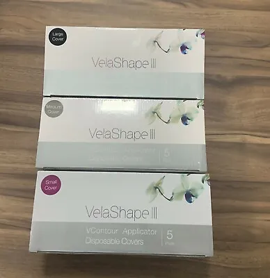 ✅Syneron Candela VelaShape III Vcontour Applicator Covers 3 Boxes SM And L  • $820