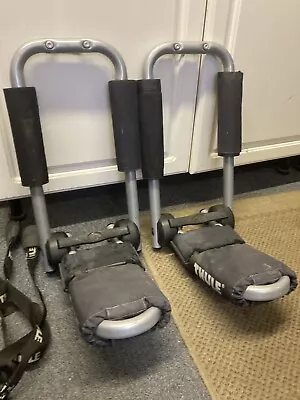 Folding Thule J Bars With Straps Kayak Used • £40