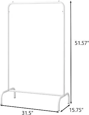 Moveable Metal Clothes Rail Storage Garment Shelf Display Hanging Stand Rack USA • $19.99