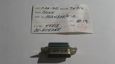 (1pc) M24308/4-2F  ITT  CONN D-SUB PLUG 15POS PNL MNT • $18.99