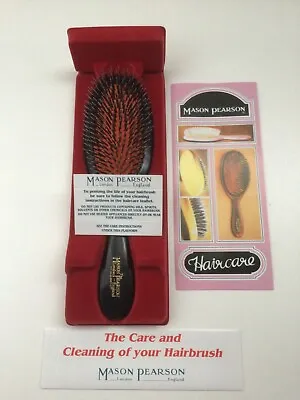 Brand New W/Box*Mason Pearson Handy Size Bristle & Nylon Brush - # BN3 Dark Ruby • $149.99