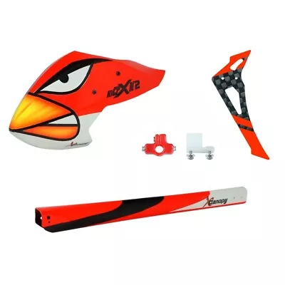 XCanopy Airbrush Fiberglass Angry Bird Fuselage - BLADE MCPX BL2 • $51.99