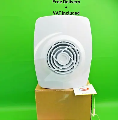 Envirovent 230V Filterless Bathroom WC Extractor Fan With BDS (E8) • £123.49