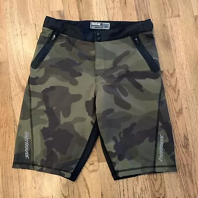 Fasthouse Crossline 2.0 Shorts Men's Sz 32 Camo Mountain Bike Active MTB Cycling • $30