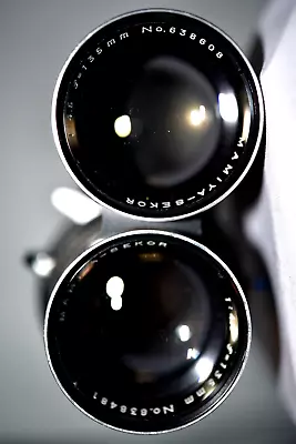 Mamiya-Sekor 135mm F/4.5  Blue Dot  TLR Camera Lens For C330 C220 Etc. • $119