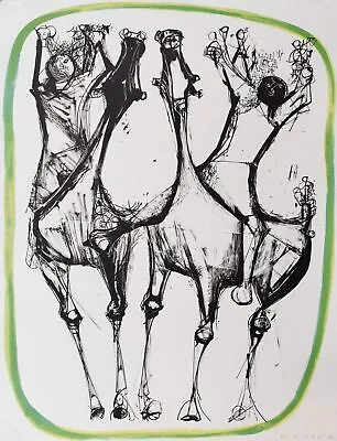 Marino Marini: Riders And Horses 1951 (Hand Signed) • $903.68