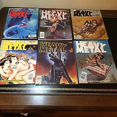 Vintage Heavy Metal Magazines 80’s Lot Of 6. USED! • $50