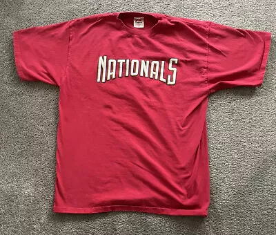 MAJESTIC MLB WASHINGTON NATIONALS T-SHIRT' SIZE 2XL-free Ship • $6