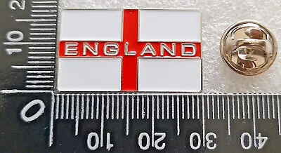 England Flag. Saint George Cross. Metal. Enamel. Lapel Pin Badge. • £5.99