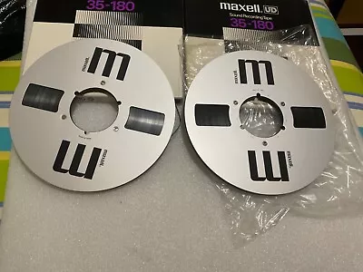 Maxell UD 35-180 Audio Recording Tape (Untested) On 10.5  1/4 Lot 2. • $118