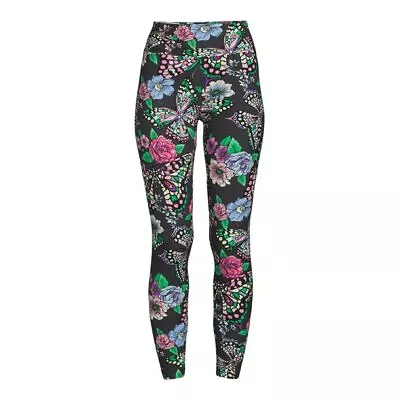 No Boundaries Junior's Butterfly Print Sueded Ankle Leggings MANY SIZES • $10.35