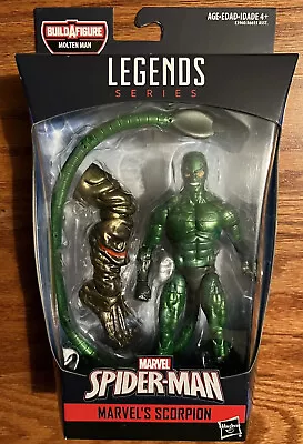 Marvel Legends SCORPION Spider-Man MOC Right Leg Molten Man BAF FREE  SHIPPING! • $42.95