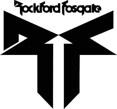 $9.90 • Buy Rockford Fosgate Car Stereo Die Cut Vinyl Truck Window Sticker Decal Any Color 