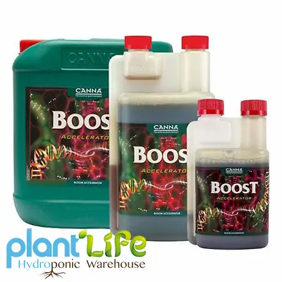 CANNA BOOST ACCELERATOR BLOOM FLOWER STIMULATOR ENHANCER - 250ml / 1L & 5L • £26.99