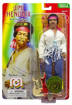 Mego Music Jimi Hendrix - Woodstock With Flocked Hair 8  Action Figure • $17.95