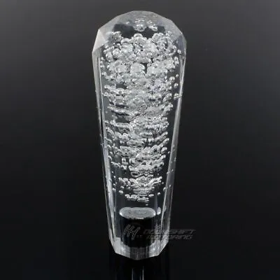 JDM VIP Diamond Crystal Manual  Bubble Shift Knob 150mm CLEAR For Infiniti • $19.99
