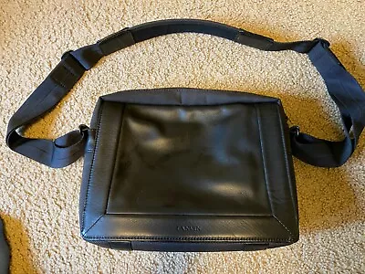 LANVIN Classic Black Leather Shoulder Bag - Beautiful And Pristine Condition! • $110