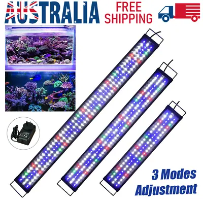 45 -120 CM Aquarium LED Lighting 1ft/2ft/3ft/4ft Marine Aqua Fish Tank Light • $25.63