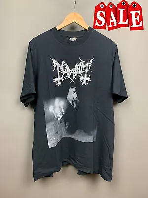 Mayhem 1997 Vintage T-Shirt Graphic Full Sizes Short Sleeve TE8364 • $16.04