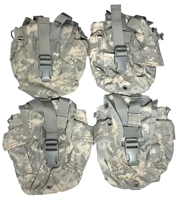 4 Pack MOLLE II 1 QT Canteen Cover / General Purpose Pouch ACU VGC • $12.90