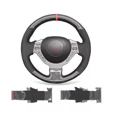 DIY Custom Carbon Fiber Suede Car Steering Wheel Cover For Nissan GTR GT-R Nismo • $65.36