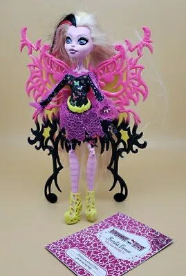 Monster High Bonita Femur Freaky Fusion Doll Diary Wings Butterfly *READ* • $24.99