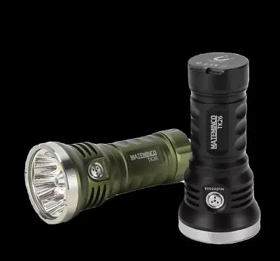 MATEMINCO 13000Lumen 7000mAh USB C Rechargeable Flashlight With Green Laser LED • $94.05