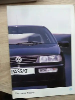 VW Passat Catalogue 1993 Collector Vintage Cars With Price List Mint Condition Brochure • $3.40