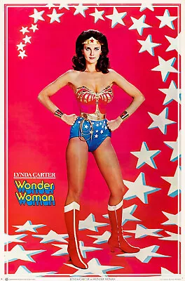 1977 Lynda Carter Wonder Woman Poster Replica 13 X 19  Photo Print • $16.96