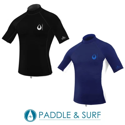 £12.95 • Buy Legacy Mens Short Sleeve Rash Vest Guard Lycra UV 50+ Protection Kayak Surf
