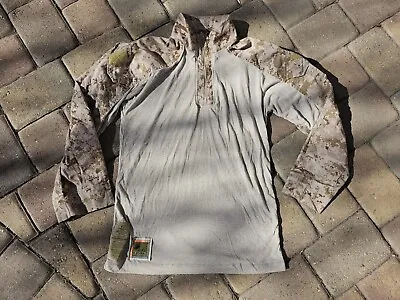 USMC FROG Combat Shirt Desert Marpat 1/4 Zip M-R Excellent Condition  • $50