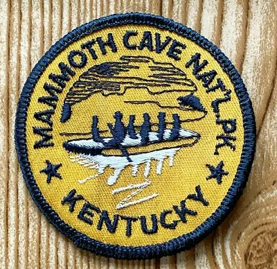 Vintage Mammoth Cave National Park Souvenir Patch Badge Scutelliphily Kentucky • $8.99