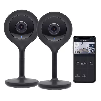 Geeni Look 2 Pack 1080p HD Smart Wi-Fi Security Camera System With Voice Control • $39.99