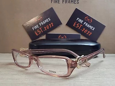 🔥RARE Vintage Fendi  F708 662 Pinkish Peach Eyeglasses Frames  51-17-135  • $135.99