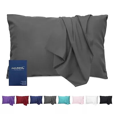2000TC Pillowcases 2Pcs Standard Queen King 1 Body Size Hotel Quality Best Gift • $13.99