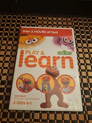 Sesame Street: Play & Learn   Math / Literacy / Imagination ( DVD  • $3