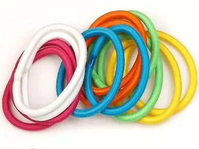 Bright Colour Snag Free Hairband Hair Elastics Hair Bands Bobbles No Metal • £3.12