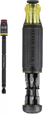 Klein Tools 32304 Screwdriver 14-in-1 Adjustable Screwdriver Flip Socket NEW! • £32.40