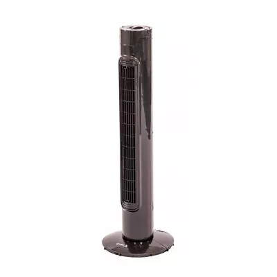 NEW! 30  Free Standing Black 3-Speed Oscillating Tower Cooling Fan • £24.99