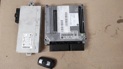 £199 • Buy BMW E90 320d M47 ECU DME DDE ENGINE CONTROL UNIT EWS CAS KIT 0281013251 7801711